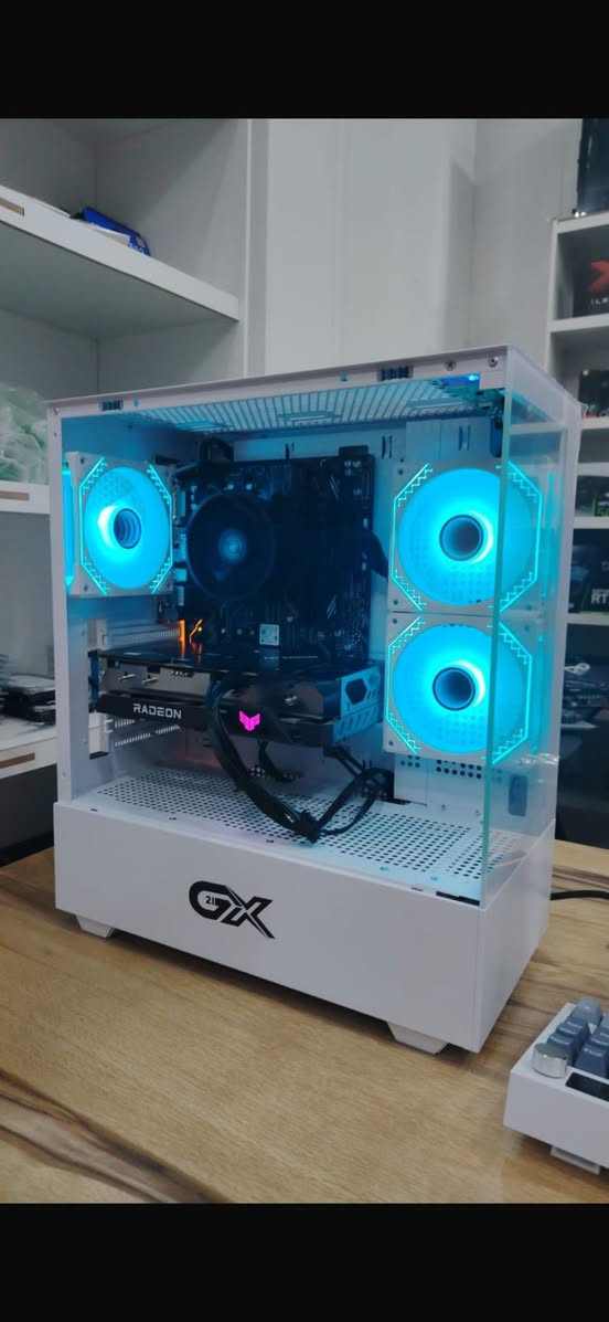 تجميعك للبيع
Ryzen 5 5500
B450m MSI pro
RAM 16 8*2 ddr4
RX 6600 مستخدم
m.2 512G WD
PSU 550W
CASE GX P.21 3FAN

سعرها ٩٠٠ وبيها مجال
موجوده شاشة قياس ٢٤ هرتزيه ٢٤٠ سعرها ٢٠٠ الف
مكاني بغداد 

***********
