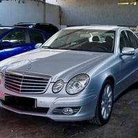 مرسيدس 211موديل 2008 وارد ألماني E200 اربعه سلندر لون سلفر رقم بغداد ب...