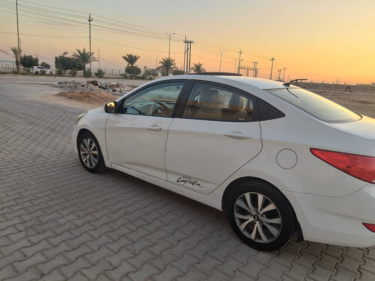 اكسنت موديل 2016 رقم قادسية سياره جاهزه ثلث قطع صبغ  بنيد وجاملغ وباب محرك 1600 فول مواصفات العنوان نجف *********** النجف, العراق
