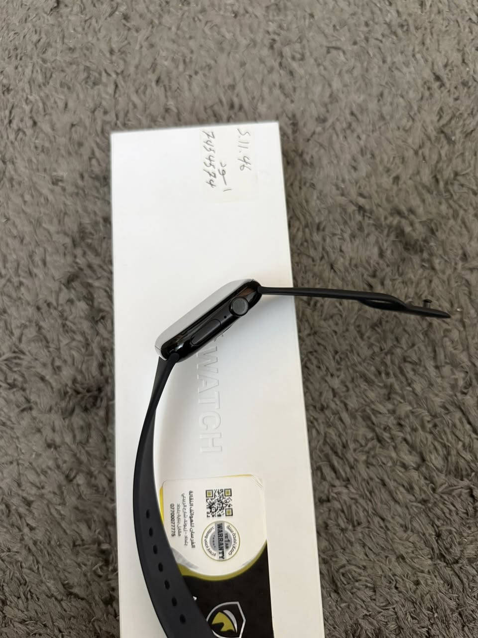 السلام عليكم
للبيع Apple watch الجيل 11 حجم 46 ملحقات كامله 
بطاريه 100 نظافه 100% السعر 475 نهايتها
مكاني شارع فلسطين


**إذا كنت صاحب هذا الإعلان وتريد حذفه لأي سبب، رجاءا أرسل رسالة إلى الدعم الفني**