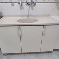 كاونتر MDF • متر وعشرين • سنك مرمر