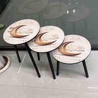 طاولات رخامي • طاولات العيد • ٣ قطع