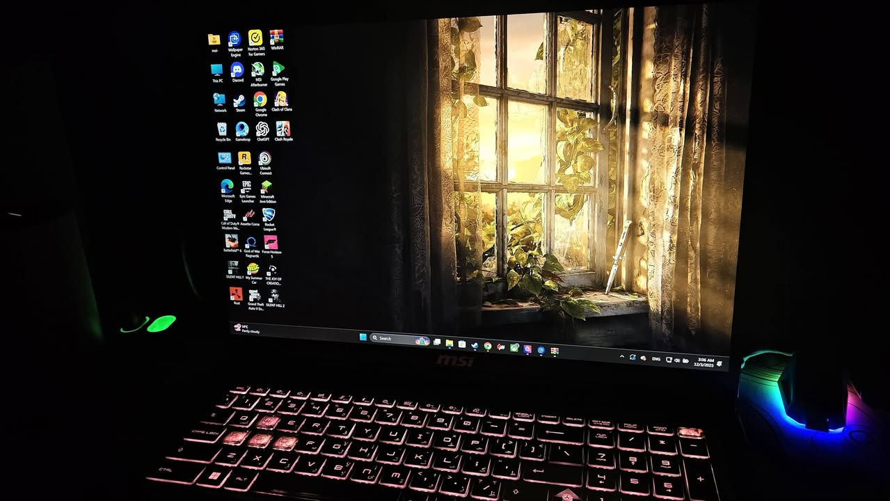 السلام عليكم
لابتوب مستخدم نظيف استخدام اقل الشهرين 

GPU: RTX 5070 Ti 12 GB
CPU: RYZEN 9 9950 HX 16-CORE
RAM: 32GB DDR5 (16GB x 2) Up to DDR5-5600
STORAGE: SAMSUNG 1TB SSD NVMe M.2, 4.0x4 NVMe
Display: 18” 2K QHD+ (2560x1600), 240Hz, IPS-Level Anti-Glare 100% DCI-P3
كامل الملحقات شاحنه+ الكارتونه

سعر 3 ملايين قفل
موجود توصيل كل العراق


**إذا كنت صاحب هذا الإعلان وتريد حذفه لأي سبب، رجاءا أرسل رسالة إلى الدعم الفني**