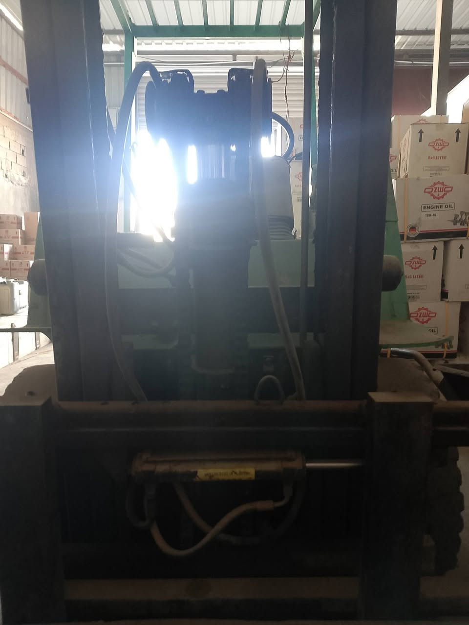 رافعه شوكيه 50 ورقه وبيها مجال 2طن ونص 3حركات بدون اوراق  مكينه مستوبيشي بلاد تاير امامي ربل والخلفي جوبلس  مكاني البصره مكلف بالنشر ***********
