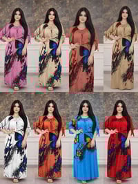 دشداشة نسائي • كشمير سيلين • فري سايز لحد ٩٠ كيلو