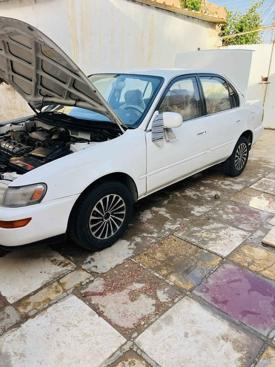 السلام عليكم تيوتا كورلا للبيع موديل ١٩٩٤ رقم جديد سنويه جديده الغاية ٢٠٣١ بسمي كير مكينه خير  من الله صبغ حزام جماليه فقط لا ضربه ولا معجون قطرت خياس ماكو مكان ذي قار شطره السعر  والتفاصيل اكثر اتصل *********** رقم نجف
