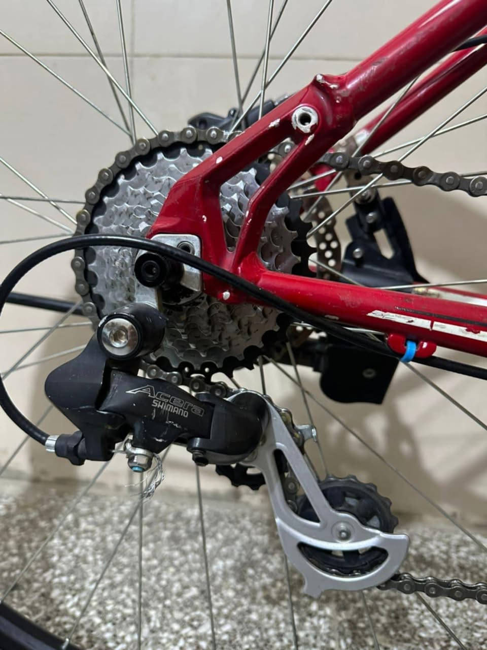 جبلي gt امريكي حجم 29
سيت شيمانو اكيرا
بدالات شيمانو الفيو
بطيخات هاسنس 7 pro طرب عالي (جدد)
بريكات دهن شيمانو  (جدد)
المعدن فول المنيوم 
السرعات 3-8 
دراجه نظيفه وجاهزه 
السعر 350 الف ❤️
بغداد ***********
