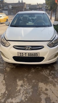 اكسنت موديل 16   محرك 1400   اكيرAT.  بيها اربع قطع صبغ بدون دواخل الس...