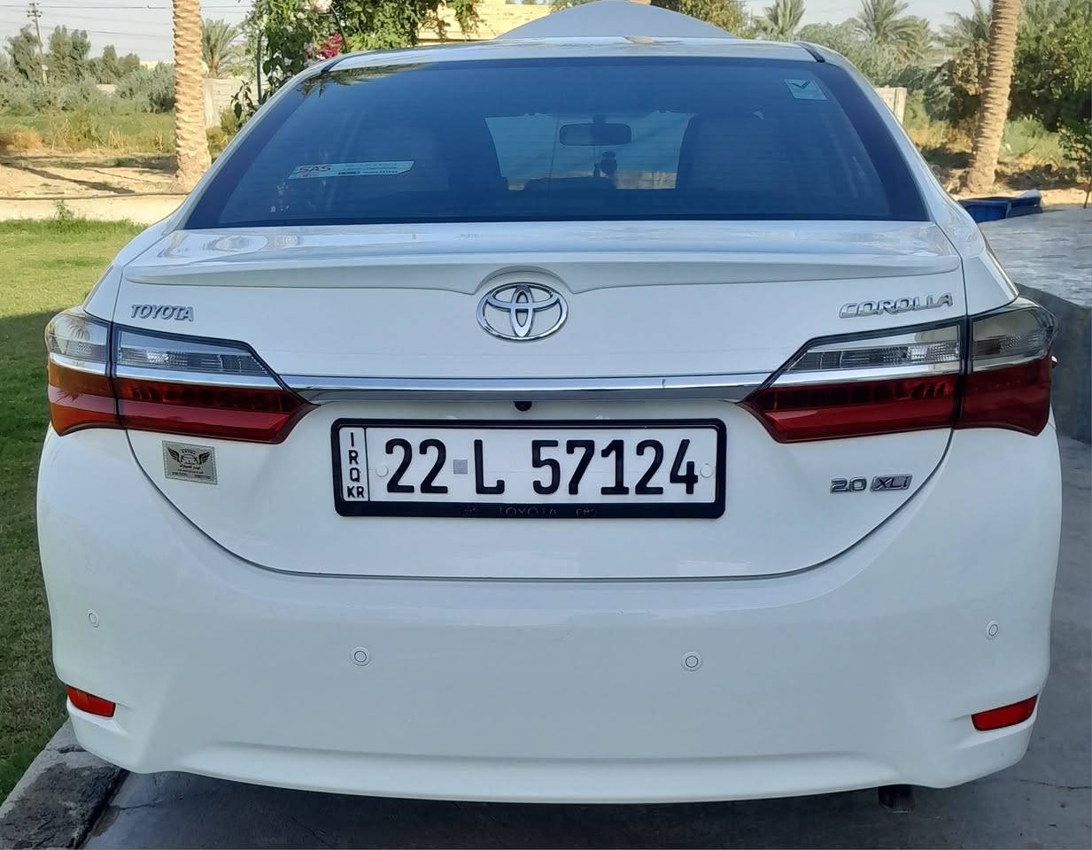 السلام عليكم كورلا للبيع خليجي مكفوله  ابيض ثلجي سياره جديده معنى كلمة موديل  17 محرك 20 ماشيه 115 اربيل بسمي سنويه وهزه جدد  كير 7نمر صبغ الدعاميه الخلفيه وشويه شبر بالدوسه جوه الباب  يعني مو بالحديد السعر 163 مجال قليل العنوان الفلوجة الصقلاوية شراي يتصل *********** /  ***********
