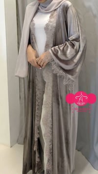 كولكشن رمضان • عباية مخمل • وان سايز 36-44
