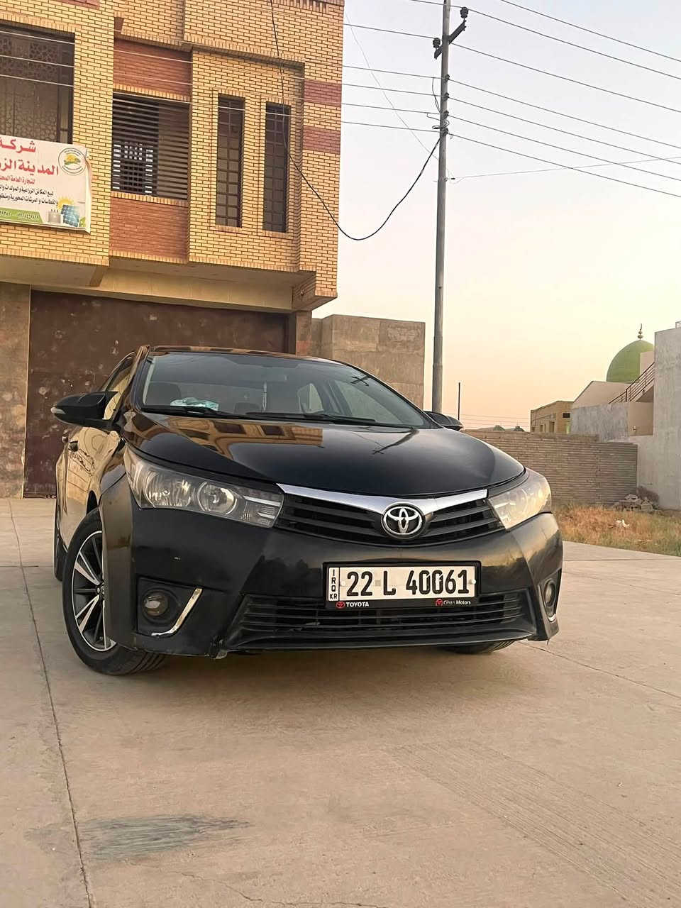 سلام عليكم
تويوتا كورلا 2015 خليجي رقم أربيل دولي شرط التحويل. محرك 2000 شرط كير أوتوماتيك تبريد ثلج ❄️ بصمه تشغيل تحكم ستيرن داخل لونين. صبغ 3 قطع سونار بالمنشور مكاني سامراء السعر 117 بيه  مجال للشراي ***********
