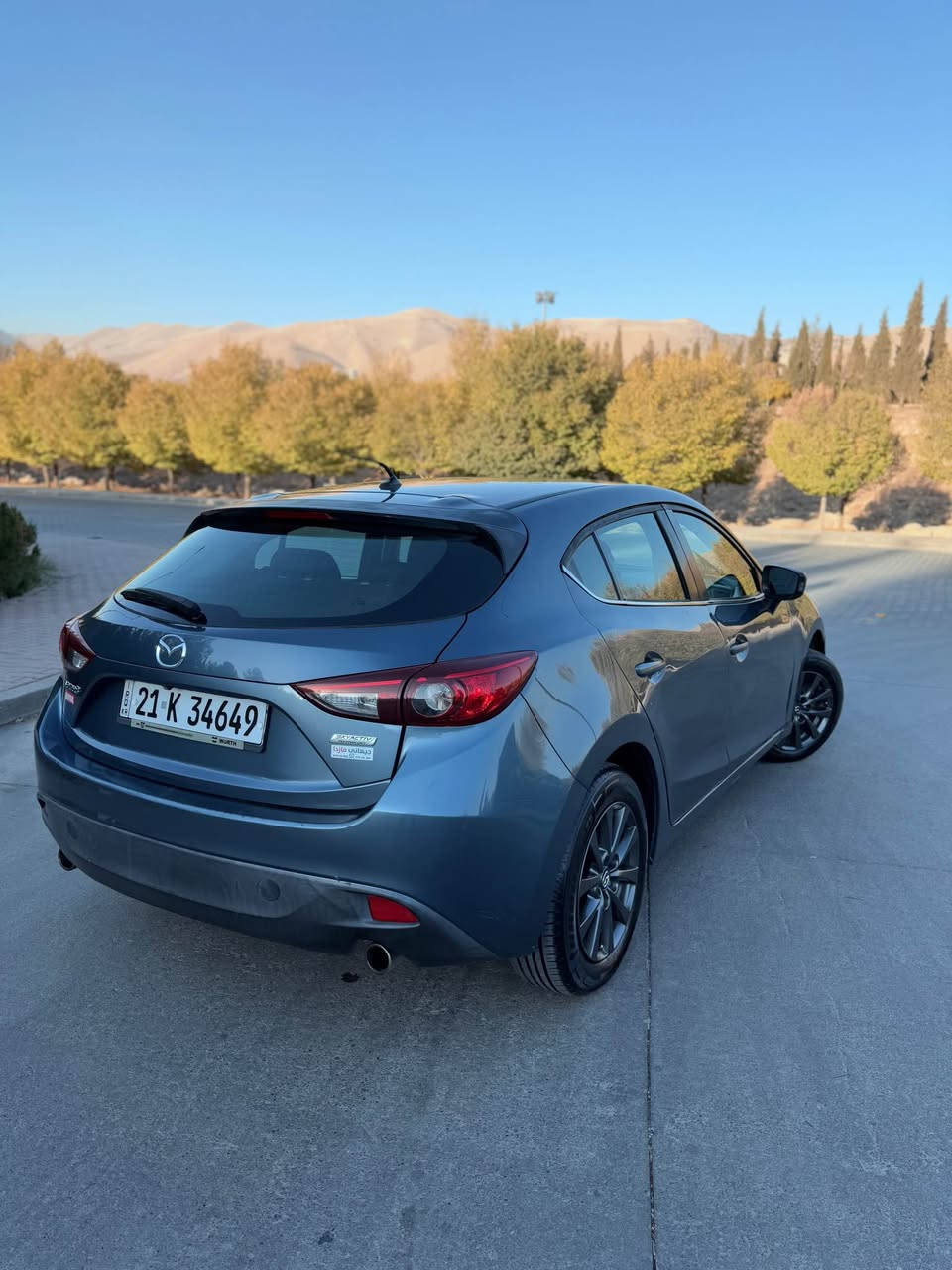 مازدا  مۆدێل ٢٠١٦ 
مەکینە 2.0
سەیارەکە ٥ پارچەی بۆیاخە سۆنەرەکەیم داناوە
نرخی ١٠٥ گەڵایە
*********** السليمانية, العراق
