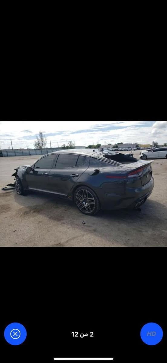السلام عليكم للبيع كيا ستنكر gt2 موديل 2023
وارد امريكي حادثه موضح بلصور بيهه بس جاملغ جهه السايق
امبدل ومصبوغ باقي السياره كفاله بيهه ايرباك استيرن ودشبول وراجع سستم عداد المسافه 32mi
مواصفات ال gt2 معروفه فول لمتدد
محرك 6 سلندر 3300 توين تيربو 
مرقم بغداد بأسمي 
العنوان بغداد رقم الهاتف ***********
