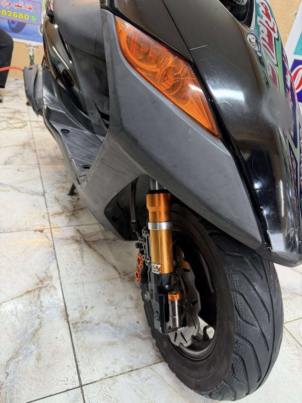 يا الله سلام عليكم معرض ابو الفضل للدراجات النارية عنوان المعرض بغداد الشعب حي اور قرب فلكة صباح الخياط للاستفسار على الرقم ***********
