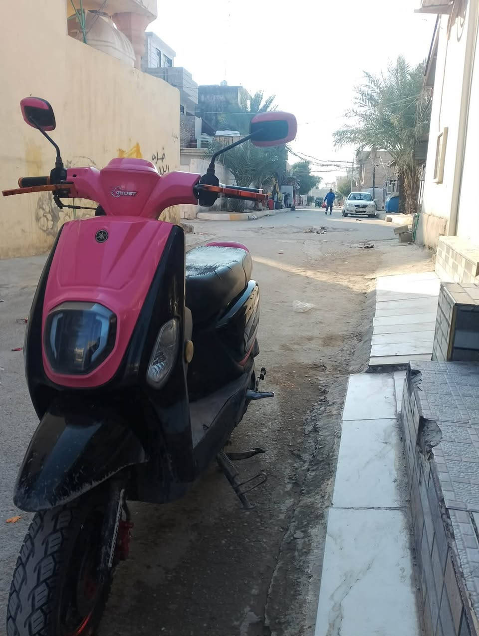 دراجه للبيع الدراجه نضيفه خير من الله تشغيل عن بعد جهاز انذار مكينه ما مفتوحه كهربائيات كلها شغاله 400 وبيها مجال الرقم  ***********
