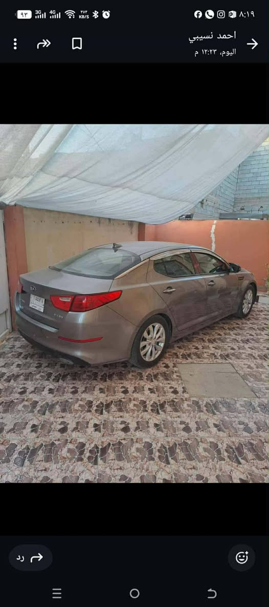 سلام عليكم اوبتما ٢٠١٥وارد أمريكي محرك ٢٤٠٠ سيارة ليبل واحد بيهة صبغ بنيد وخشم الجمر لغات فقط بدون ضربة أثر جراد تخم تاير حدادية رقم ديالى انكليزي بسمي كان كهرباء تشغيل بصمة وأبواب بصمة تحكم ستيرن جهتين مانع انزلاق مثبت سرعة سيارة جاهزة لل أخير مكاني ديالى الخالص سعرهة ١٢٠وبيهة مجال بسيط حق الجية ***********
