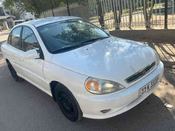 سلام عليكم. مكلف بلنشر
ريو 2001  كير عادي سيارة نظيفة وجاهزة من كلشي محرك وكير كفاله 
تبريد ثلج صدر تخم تاير كهربئيات كله جاهزة شغل واطلع وين مايعجبك رقم بغداد باسم صاحبها اتصال على الرقم فقط غير متواجد على النت ‭0771 392 8393‬ 
بغداد مشتل السعر 38 بيه شي بسيط
