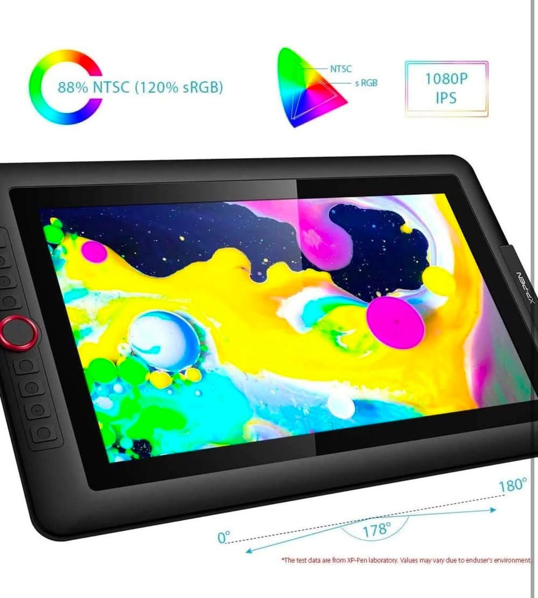 لوحة رسم XPPen Artist 15.6 Pro بشاشة مقاس 15.6 بوصة، تدعم خاصية الإمالة، مزودة بقرص أحمر مغلف بالكامل (120% sRGB)، شاشة عرض للرسم، حساسية للضغط بـ 8192 مستوى، و8 مفاتيح اختصار.

ملاحظة هامة: يتطلب استخدام جهاز XPPen Artist 15.6 Pro توصيله بجهاز كمبيوتر. يجب استخدامه مع جهاز الكمبيوتر المكتبي أو المحمول. ليس جهازًا لوحيًا للرسم بشكل مستقل.

صور مذهلة: تعرض الشاشة الكبيرة الغامرة مقاس 15.6 بوصة بدقة Full HD 1920x1080 إبداعك بتفاصيل دقيقة، مما يوفر لك وضوحًا تامًا لرؤية كل تفاصيل عملك.

8 مفاتيح اختصار قابلة للتخصيص: تتميز شاشة Artist 15.6 Pro بثمانية مفاتيح اختصار قابلة للتخصيص بالكامل، مما يضع المزيد من خيارات التخصيص في متناول يديك لتناسب أسلوب عملك المفضل، مما يسمح لك بالتقاط أفكارك والتعبير عنها بسهولة وسرعة أكبر لتحسين سير العمل.

تقنية التغليف الكامل: يعتمد جهاز XPPen Artist15.6 Pro اللوحي للرسم على تقنية التغليف الكامل، حيث يجمع بسلاسة بين الزجاج والشاشة، لخلق بيئة عمل خالية من المشتتات ومريحة للعينين.

أداء قلم متطور: مع ما يصل إلى 8192 مستوى من حساسية الضغط، يوفر لك قلم PA2 بدون بطارية دقة متزايدة وأداءً محسّنًا لإنشاء أدق الرسومات والخطوط.

ألوان زاهية: تجمع شاشة IPS المغلفة بالكامل مقاس 15.6 بوصة بين... دقة ألوان فائقة تصل إلى 88% NTSC (120% sRGB) مع زاوية رؤية 178 درجة، مما يوفر ألوانًا غنية وصورًا نابضة بالحياة وتفاصيل مذهلة في مجال رؤية أوسع.
تصميم أنيق وذكي: يتميز جهاز الرسم اللوحي XPPen Artist 15.6 Pro بتصميم نحيف بسماكة 11 مم، وزر ذكي سهل الوصول لضبط سطوع الشاشة، مما يتيح لك ضبطه بسهولة على السطوع المفضل لديك لرسم مريح.
واجهة Red Dial المبتكرة: صُممت واجهة Red Dial المبتكرة لضمان سير عمل سلس وكفاءة مثالية. يتميز هذا الجهاز بتصميم مريح يناسب راحة يدك، ويمكن برمجته لتكبير وتصغير مساحة الرسم والتمرير لأعلى ولأسفل بسهولة ودقة أكبر.

توافق واسع: شاشة XPPen Artist 15.6 Pro الرقمية للرسومات متوافقة مع أنظمة التشغيل Windows 11/10/8/7 (32/64 بت)، وMac OS X 10.10 أو أحدث، وChrome OS 88 (أو أحدث)، وتعمل مع برامج الرسومات الرئيسية مثل Photoshop وPainter وIllustrator وClip Studio وغيرها الكثير.

التدريس والعمل عن بُعد: صُمم جهاز XPPen Artist 15.6 Pro اللوحي للرسومات الحاسوبية للرسم الرقمي والتلوين والتخطيط والتوقيع الإلكتروني والتدريس عن بُعد والعمل عن بُعد وتحرير الصور، وهو متوافق مع تطبيقات Microsoft Office مثل Word وPowerPoint وOneNote وZoom وXsplit وغيرها. يعمل بكفاءة أفضل من الفأرة، ويعرض ملاحظاتك وتوقيعاتك المكتوبة بخط اليد بدقة متناهية.

جديدة كبس شركة 👍
السعر 200 الف💐
سعر موقع امازون ٢٨٩ $ مرفق بالتعليقات🥀


**إذا كنت صاحب هذا الإعلان وتريد حذفه لأي سبب، رجاءا أرسل رسالة إلى الدعم الفني**