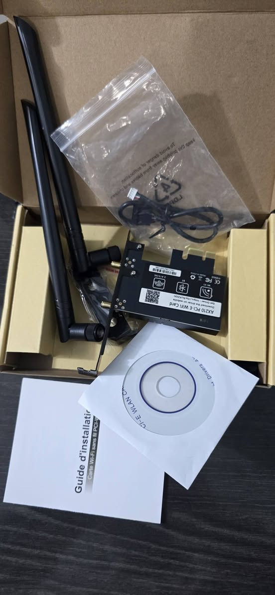 PCI-E Network Adapter 
للبيع قطعتين


**إذا كنت صاحب هذا الإعلان وتريد حذفه لأي سبب، رجاءا أرسل رسالة إلى الدعم الفني**