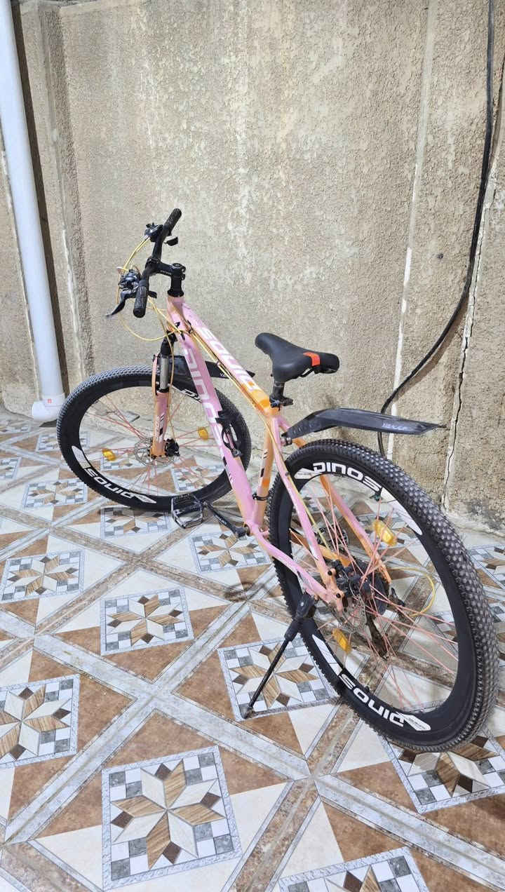 للبيع Mountain Bike نظيفة جدًا
 لون مميز وجذاب يلفت النظر
 سرعات Shimano الأصلية تبديل ناعم وخفيف
 تايرات عريضة وثبات عالي بالطريق
مريحة بالقيادة ومناسبة للمشاوير والطلعات
 مزودة بحامل قنينة + رفارف حماية
شكل رياضي وفخم 
حجم 29
استعمال خفيف
فقط يحتاج تقسيم للكير وبريكات 
مكاني بغداد الحسينية 
السعر 125 
***********
