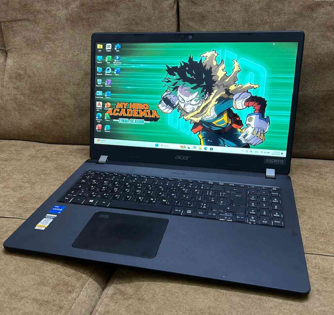 اللابتوب أخو الجديد، تفحصه يم المندوب، وإذا شفت بي أي عيب أو أي مشكلة، لا تستلمه، وما تدفع دينار واحد.

 (الجيل الحادي عشر) لابتوب حديث سلم ACER مع #سيت_هدايا 🥳

معالج كور i5 / جيل 11 / أحدث وأسرع فئة G7 

رام 8 كيكا / DDR4 

هارد 256 كيكا / SSD 

كارت شاشة الإصدار الحديث Intel Iris Xe Graphics بحجم 4 كيكا 

كيبورد عربي انكليزي / ضوئي

شاشة 15.6 انج دقة FHD (ضد التوهج و الإنعكاس)

تدعم تقنية Wifi 6 

كل المنافذ المهمة متوفرة

#السعر 375 ألف مع #سيت_هدايا_موضح_بالصور

#ملاحظة: ضمان إسبوع إستبدال فوري + اللابتوب يوصلك منصب عليه الأوفيس و برامج مونتاج و هندسة، بالإضافة لبرامج الكيم لوب الخاص بالألعاب + يوصلك مع الهدايا مغلف داخل بوكس بكل عنايه وأناقة 🎁

بغداد شارع فلسطين (توصيل #مجاني بكل العراق)

*********** (موجود واتساب)

صور حقيقية مع الملحقات و الهدايا 👇
