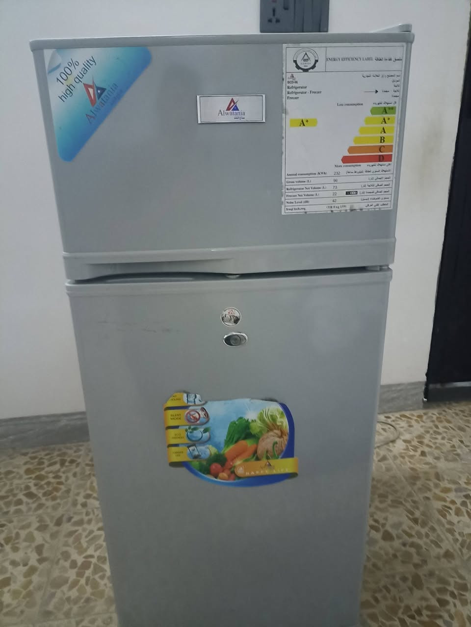 ثلاجه اخو الجديد للبيع شرط مكان بعويزه قرب جامع الصادق الامين سعر 130 ***********
