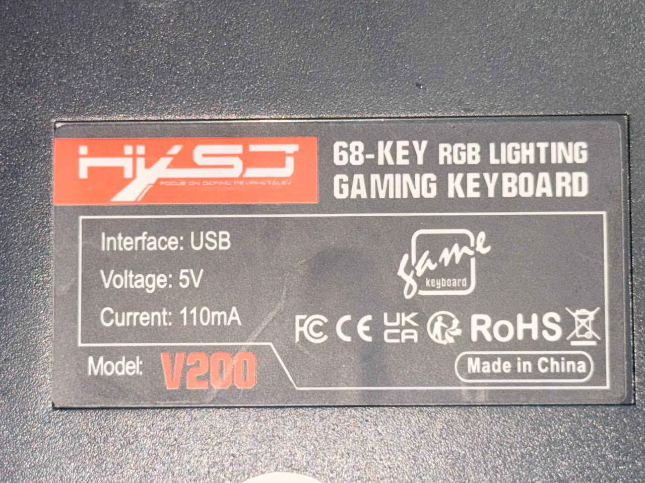 كيبورد مستعمل HXSJ V200

بـ 20 الف مع التوصيل للتواصل ***********
