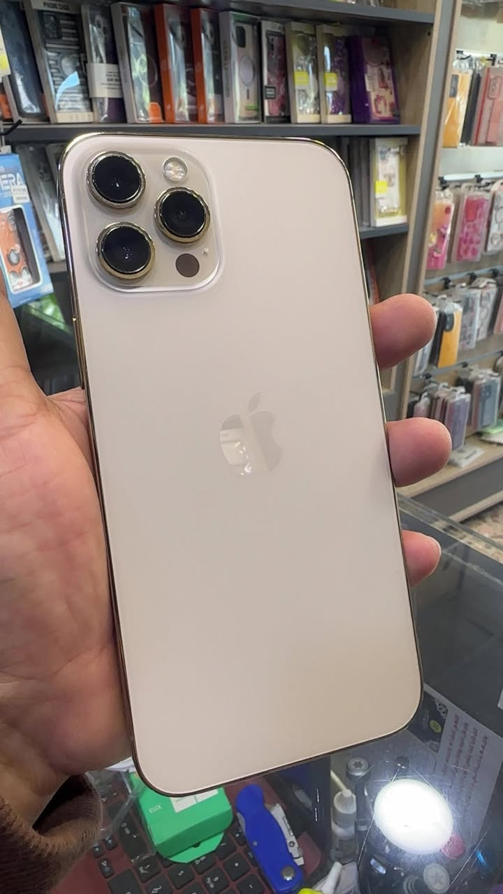 السلام عليكم 12 برو ماكس ذاكرة 256
مو امريكي يعني مو باله الجهاز نظيف كلش 
لون ذهبي بطارية 77 ممبدلة ولا مرفوعة بلاد
السعر 450 ضمان محل 3 ايام 
هدية لاصق+درع شفاف
مكاني البنوك شارع الجسر
ممتواجد فيس ***********
