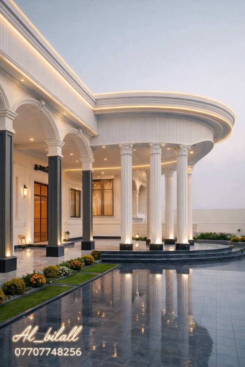 تصميم مضيف المكارم في ديالى 
🏠 صمّم ونفّذ بيت أحلامك معنا
📐 مكتب البلال الهندسي – تصميم معماري وإنشائي + واجهات مودرن + تصميم داخلي
✔️ مخططات حديثة
✔️ إشراف وتنفيذ
✔️ جودة وضمان
📞 ***********
📍 ديالى – بعقوبة-فلكة العنافصة 
البلال الهندسي 
مكتب البلال الهندسي 
 #بعقوبة

