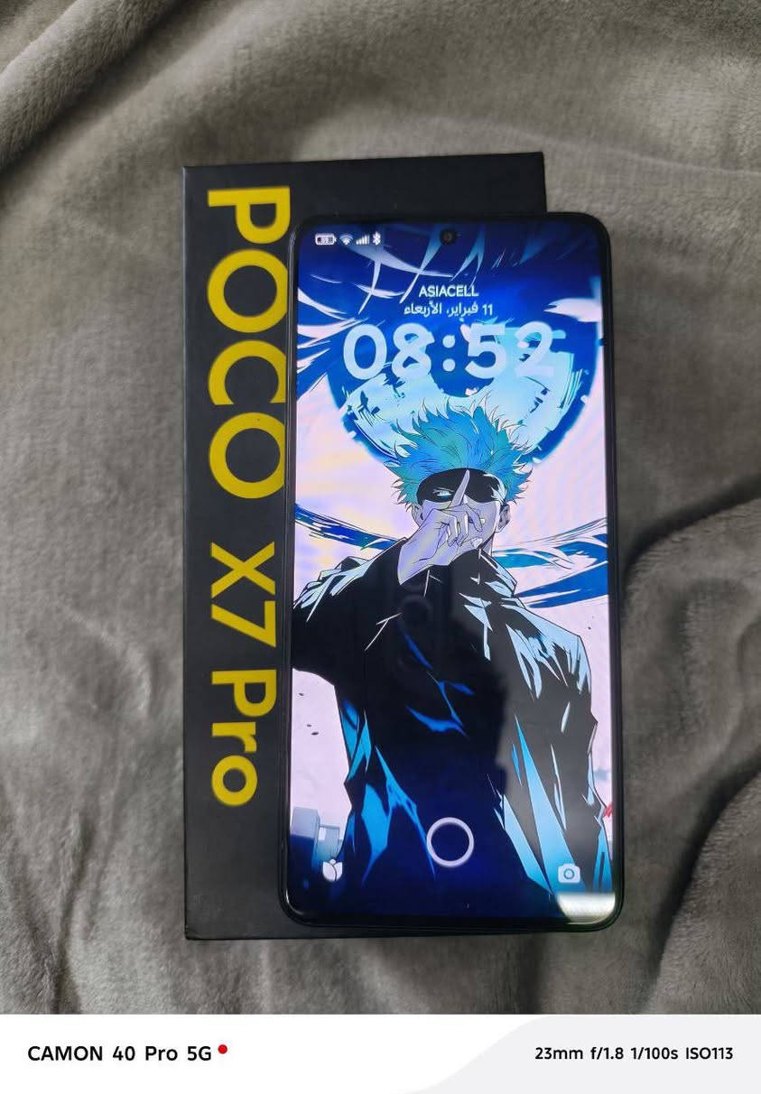 السلام عليكم
جهاز بوكو X7 برو للبيع مستخدم قليل نظيف بطاريه 99 
ذاكره 512GB رام 12G  مع كارتونه الاصليه السعر 425وبي مجال بسيط ملحقات وباقي التفاصيل خاص
متوفر توصيل جميع محافظات العراق


**إذا كنت صاحب هذا الإعلان وتريد حذفه لأي سبب، رجاءا أرسل رسالة إلى الدعم الفني**