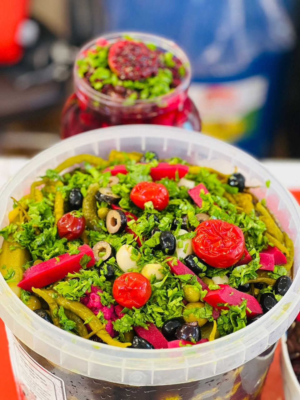 يألله آلهم صلي على محمد وآل محمد 😍❤️
زبائن طرشي العائله الطيبين 😍
اليوم سوينالكم عرض خاص بسعر البلااش 🔥🔥
سطل مشكل وزن ٧كيلو صافي ويا دبه مخلل احمر كيلوين ونص بسعر ٢٠الف فقط 
التوصيل داخل احياء طويريج 👍🏻🔥
متوفر العرض داخل🔥😍
الفرع الاول ***********
والفرع الثاني ‭٠٧٧٢ ١٧١ ٩٣٨٠
