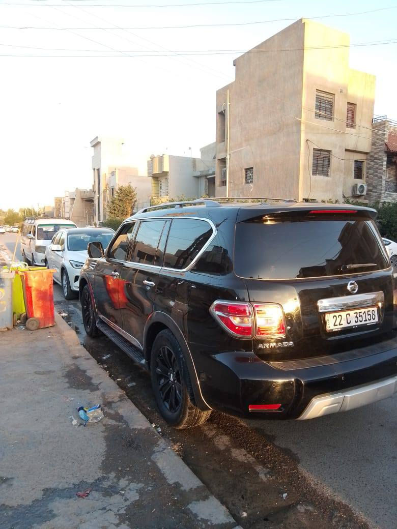 نيسان باترول ارمادة م 2018 للبيع
مكينه او كير  مكفولات 8سلندر 5600 

حداديه جديده أماميه او خلفيه 

تخم تاير ما بيه شي السياره مو شغال تبريد ثلج 

السياره جديده بمعنى الكلمه ما ملعوب بيه 

فول مواصفات بلاتينيوم اعله فئه 

فتحه بصمه تشغيل عن بعد رادارات خمس كامرات كشنات جلد كشنات كهرباء حته السبع راكب كشناته كهرباء تبريد تفئه بلكشنات 
شاشات خلفيه  تحكم استيرن او  بعد بيه هواي مواصفات  

وارد أمريكي حادثه جدن خفيف جاملغ امامي جهة العبري فقط امبدل او باب عبري فقط رش كلير او الباقي كفاله 

رقم اربيل انكليزي بسمي سنويته للا 2030 

مكاني نجف الاشرف 

للإستفسار  ***********
