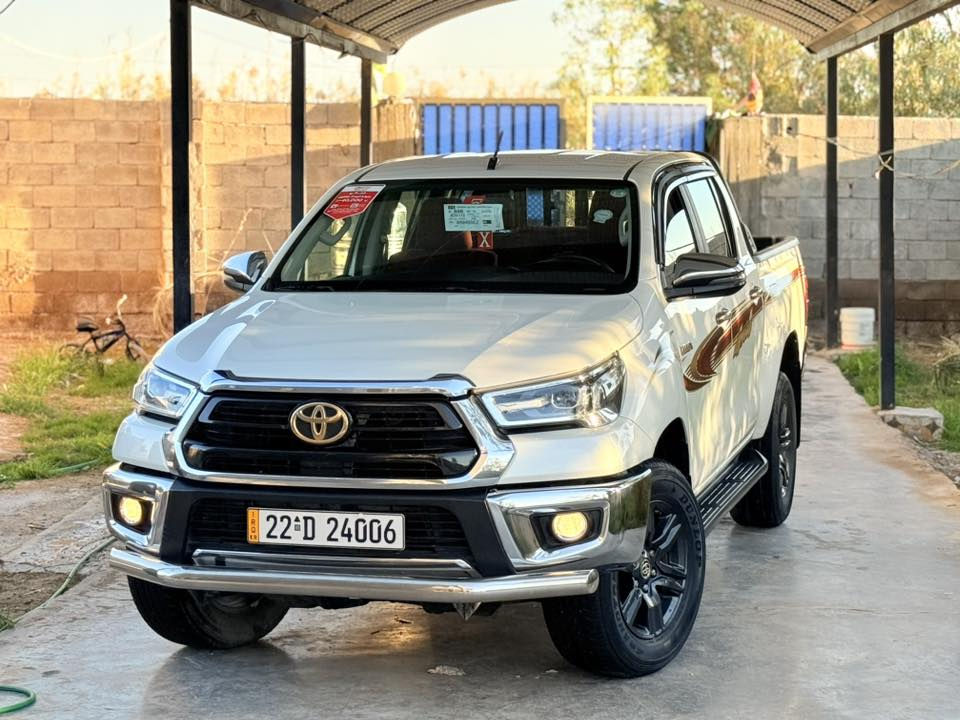 اللبيع هايلوكس موديل 21سيدنهرو كيرعادي سيارمكفوله عام علاوظع شركه ماشيه 90الف استعمل شخصي بلشمال رقم اربيل جديد حته هزه جديد سعر 268 ورقه وبيه مجال عنوان واسط نعمانيه ترهم مراوس برقم شمالي ***********
