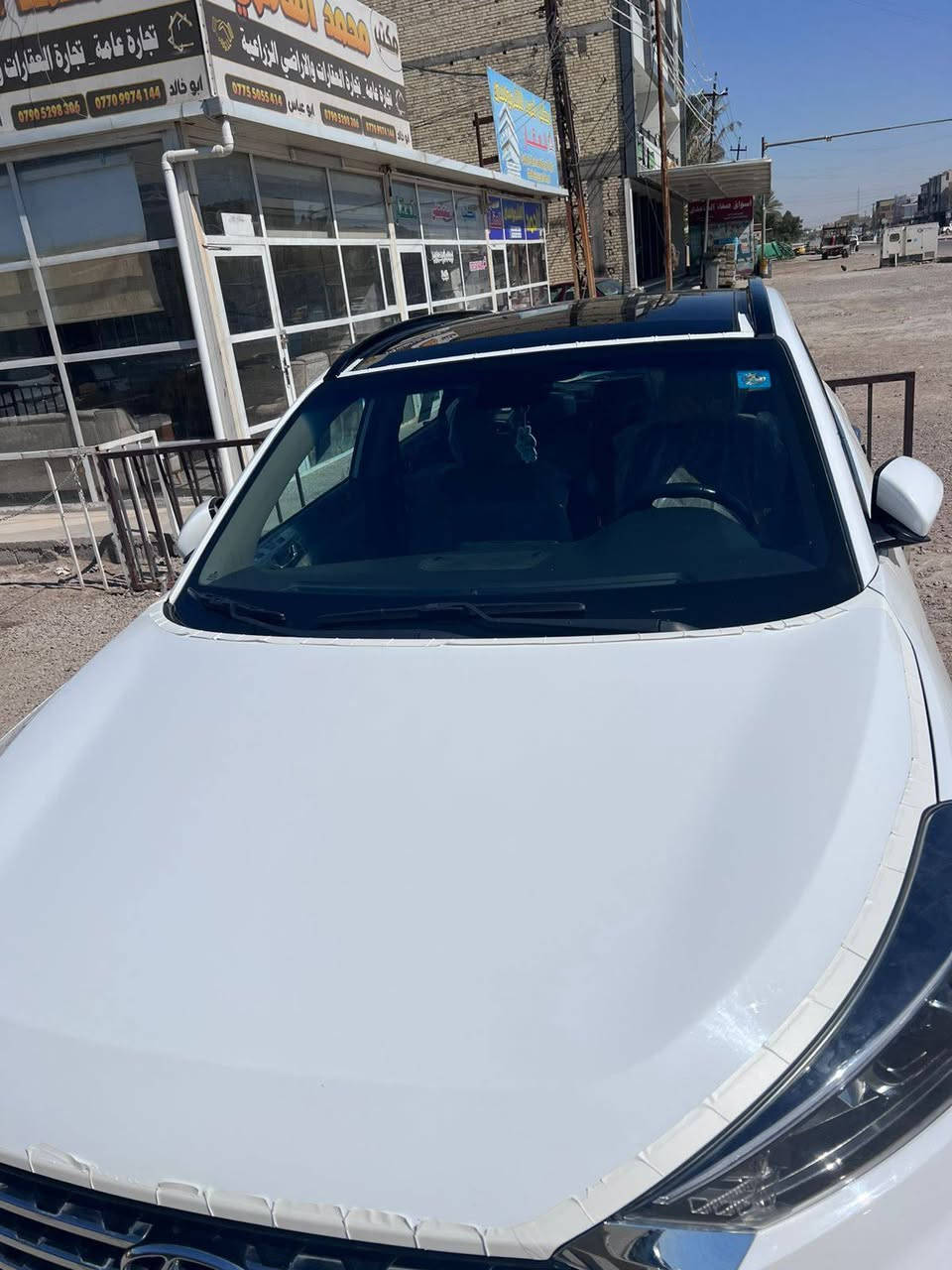 توسان 2020  كوري اصلي وارد خليجي  رقم بغداد الجديد بسمي  شرط تحويل
ماشيه 80الف    محرك كير وضع شركه برغي مامفتوح وكفالة عامه من صبغ بيه مكان ما مصلح وموجوده صوره 
مواصفات 1/1 
 بنوراما  2000 دوشتشغيل بصمة  بيبان بصمة  
مقاعد امامي كهرباي ترحيب باليده مع فتح و قفل مرايا
شاشة كبيرة بلاديه شحن لاسلكي ثلاجه جكمجه 3وضعيات تشغيل 
ايكو/سبورت/نورمل أريل ماوس قطعتين تبريد رادار كاميره دواره
حساس امامي حساس خلفي
تخم تاير جديد  5ويل و الشراي يتصل ***********
لسعر 198 وبيه مجال قليل
