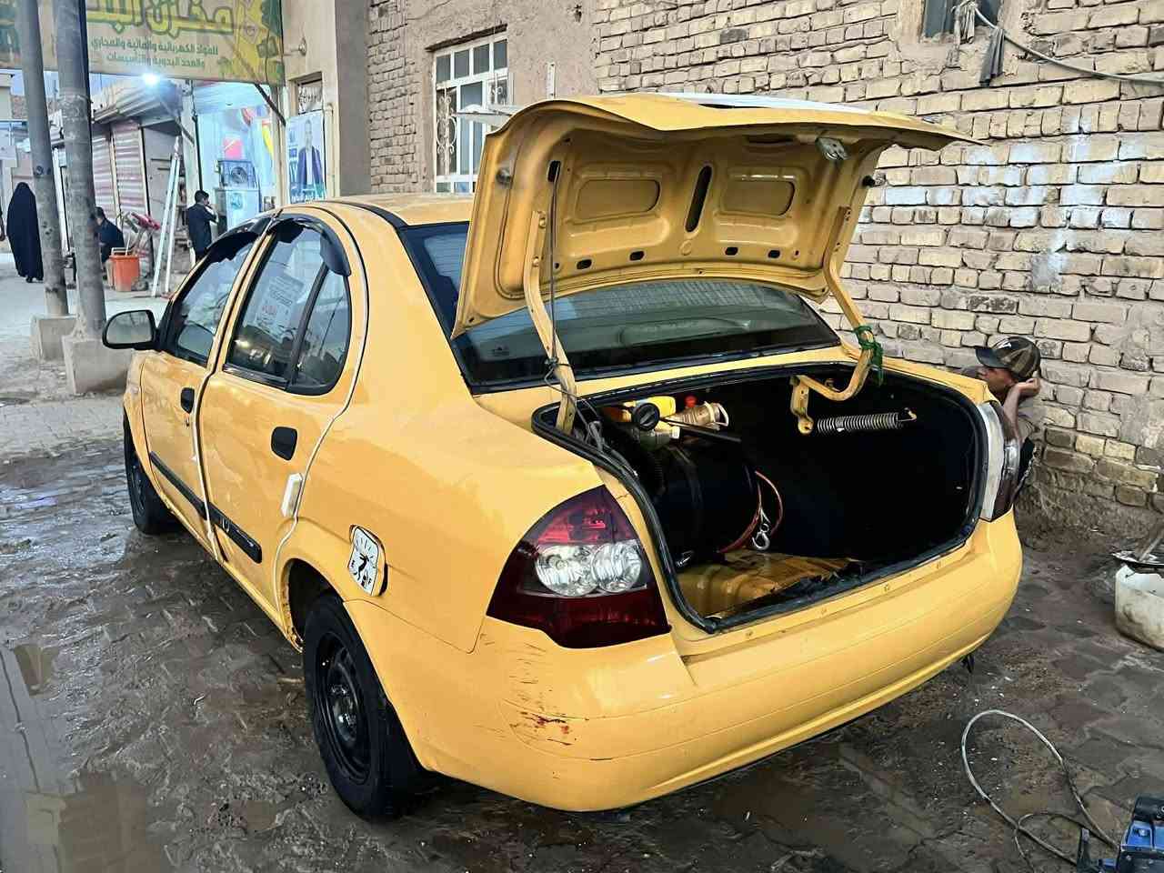 طيبه 2015 غاز بانزين مكينه بيهه تبخير. 
حداديه جديده 
دبلات جديده 
لويات جديده 
تخم تاير جديد  شاشه. تاب. دواخل كلش نضيفه. 
والكشر شوف عينك. نضيفه سياره جاملغ مبدل وبيعه طخه بسيطه ممسويهه  بيع او مراوس سعرها 33 رقم بغداد راعيهه كوت شوكت ميعجبك داور


**إذا كنت صاحب هذا الإعلان وتريد حذفه لأي سبب، رجاءا أرسل رسالة إلى الدعم الفني**