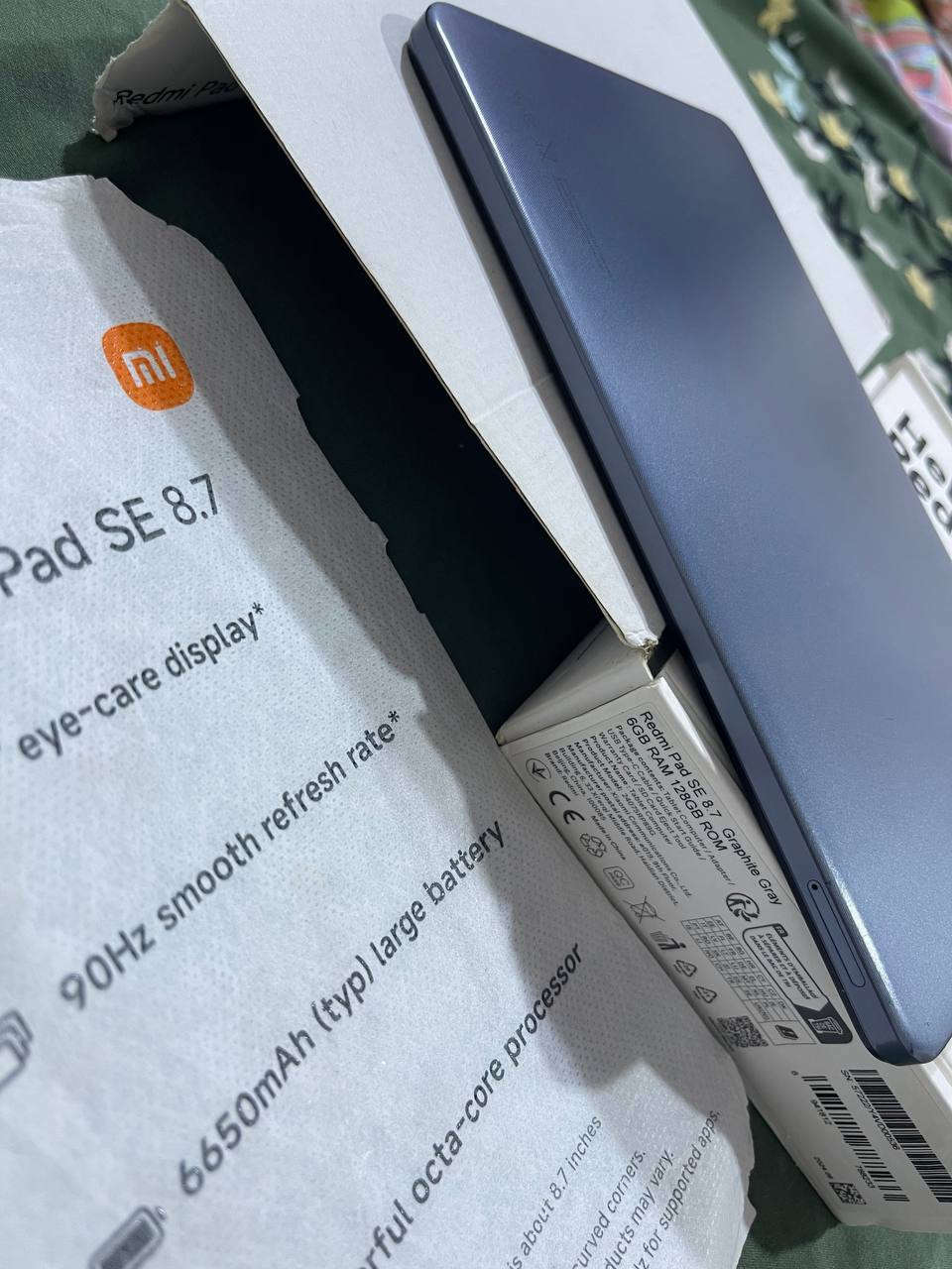 ايباد شاومي .. ريدمي باد
ذاكرة 128 مواصفات جداً راقية
يفيد للتصفح والدراسة والالعاب 
السعر (150) العنوان البصرة المشراك 
بدون ملحقات فقط كارتون
*********** 📞
