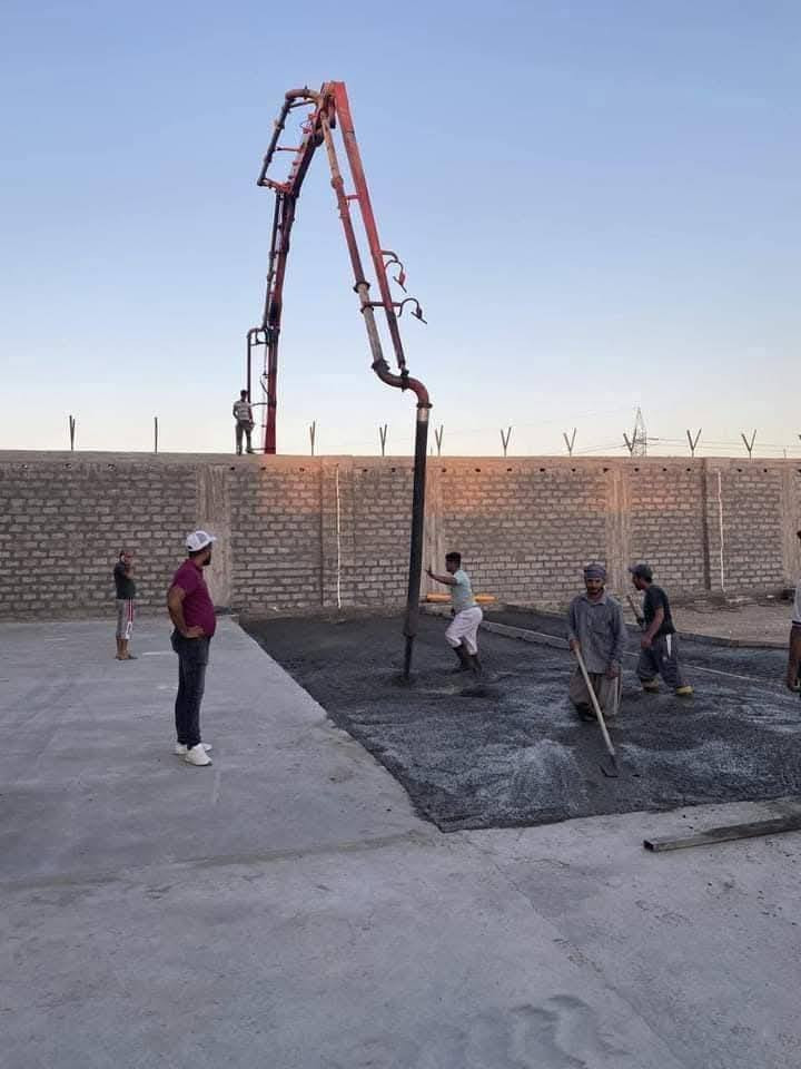 شركه اساس الوادي للكونكريت الجاهز صب مركزي
مواعيد مضبوطه
كميات دقيقه

مستعدون لصب الدور السكنيه. والارصفه كراجات ارضيات 
 المشاريع والمجمعات السكنية وكافه البنايات السكنيه 
أسطول أليات كبير من أحدث الأليات داخل بغداد

C30
C35
C40
ـــــــــــــــــــــــــــــــــــــــــــــــــــــــــــ
كونكريت بأعلى مستويات الجودة تحت اشراف
كادر هندسي مختص و فحص مختبري ناجح 100%
♻️ المواد المستخدمة ♻️
✅ رمل مغسول ناجح مختبرياً 100% 
✅ حصو مكسر جلمود 5/17 
✅ اسمنت ماس
✅ المواد المضافة من اجود انواع المضافات العالمية
ـــــــــــــــــــــــــــــــــــــــــــــــــــــــــــ
مقر الشركه 
 بغداد سريع الغزاليه قرب التبادل

للاستفسار الاتصال على الرقم التالي

***********
