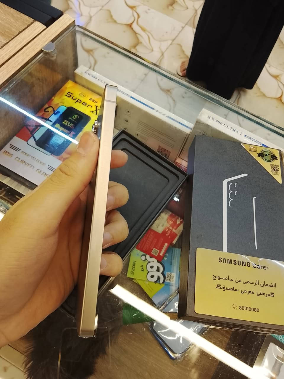 السلام عليكم
كلاكسي s25 الترا
ذاكرة ٢٥٦
نضافة الجهاز ١٠٠٪ لا مفتوح لا مصلح شرط الفحص
اللون شمباني 
السعر 1150 قفل من الاخير كلش
مكاني بغداد 
***********
