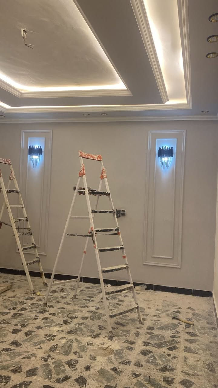 عمل.جميع. الديكورات واصبااغ.      ديكورت داخليه وخارجيه.  جبس. بوردكس. بورسلين.     
*********** 
بغداد
