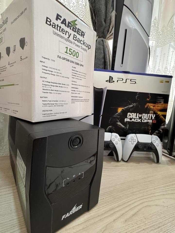 جهاز بليستيشن 5 سلم 1 تيرا PlayStation 5 Slim 1TB مع جوستكين اصليات!
السلام عليكم

الجهاز جديد مستعمل كلش قليل فقط فيفا لاعب بيه 

جوستك اصلي ابيض: نظافة 100‎%‎

جوستك اصلي ابيض: نظافة 100‎%‎جديد

كيبلات الجهاز: كيبل التشغيل + كيبل ال HDMI.

كارتونة الجهاز: نظافة حوالي 95‎%‎

كامل الملحقات✅+ ملحقات اضافية جوستك ابيض اصلي + CD لعبة FC24 +FC26هي و الكڤر+UBS1500 الاصلي 

السعر: 800 الف.

مكاني: نجف

تواصل: ***********

الجهاز غير مفتوح
