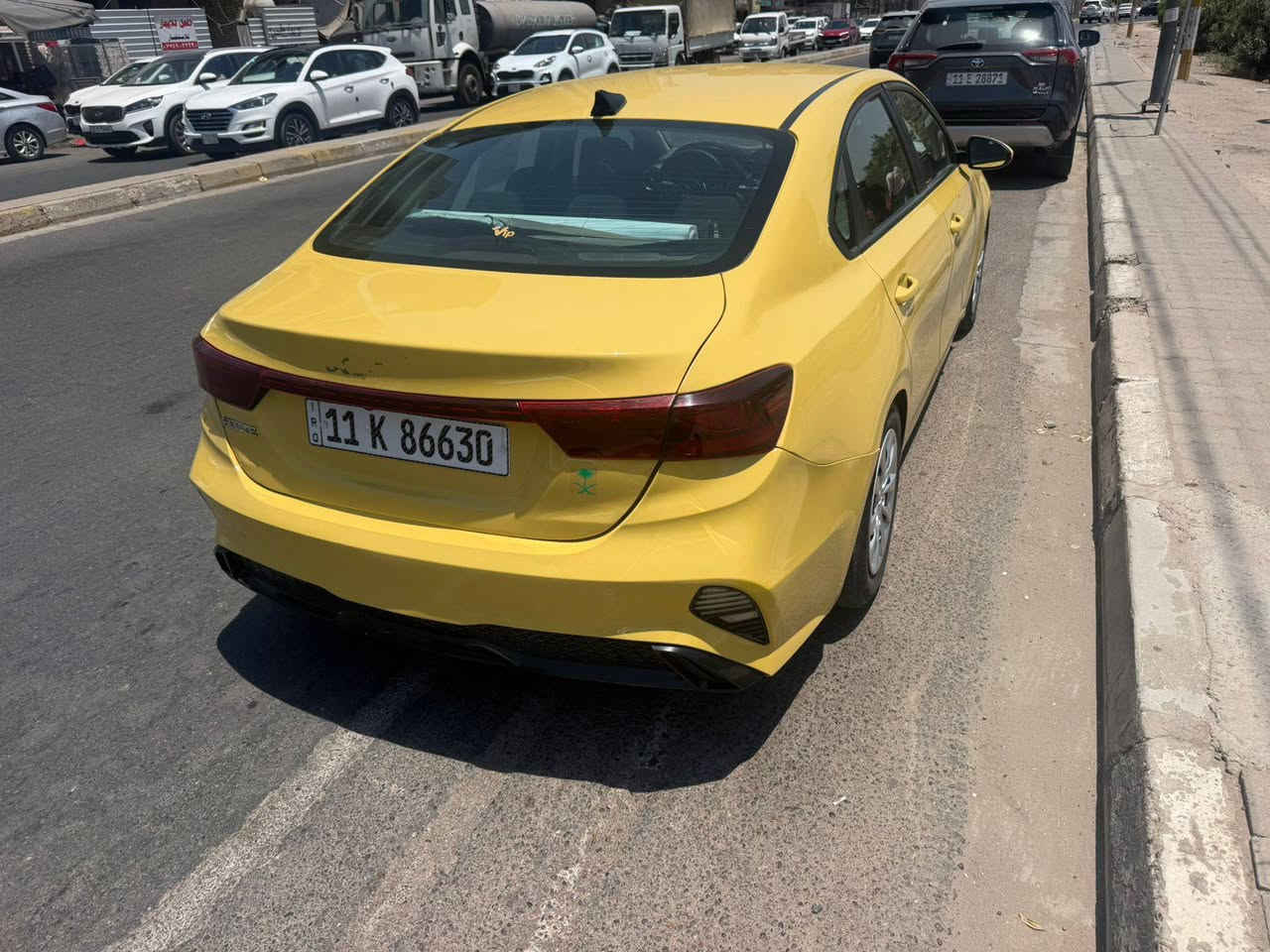 كيا فورتي 2023
الحادث جاملغين خلفيات وا جاملغ امامي تعديل ليبل واحد سياره بدون تبديل 
مواصفات : مكينة 2000 دوش / شاشة كبيرة / كامرة دواره / رادار تعديل مسار / 
  / مود درايف / تحكم ستيرن / كروس سرعة / ويل كب / مانع انزلاق / بلوتوث / اواكس / USB منضومه زنون منضومه غاز كرت اصفر 

ماشيه 36 الف
سعر 140
رقم الهاتف.  *********** ///***********
 مكاني بغداد الجديدة شارع المسبح
