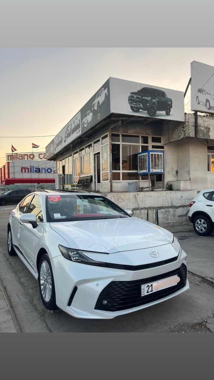 ‏Toyota camry 2025 LE 12.000 Km✅
***********📞
کامری ٢٠٢٥
تەنها ١٢.هەزار کم ڕۆشتووە
سفری شەریکەی ساز ضمان
بەصمە
سڵایت 
کوشن کارەبا
حاسەی پێش و دوا
شاشە و کامێرا
لایت لید و زینۆن
زۆر مواصفاتی تر
سعرى 274$ معامه له 
تکایە مشتەری نیت پەیوەندی مەکە سوپاس
 ***********
