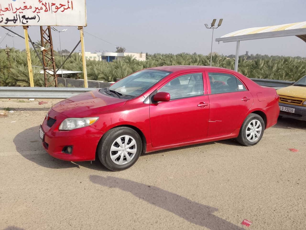 سلام عليكم سيارة كورولا للبيع موديل 2010وارد امريكي  رقم اربيل بسمي سعر 100مكاني بغداد تاجي رقم ***********
