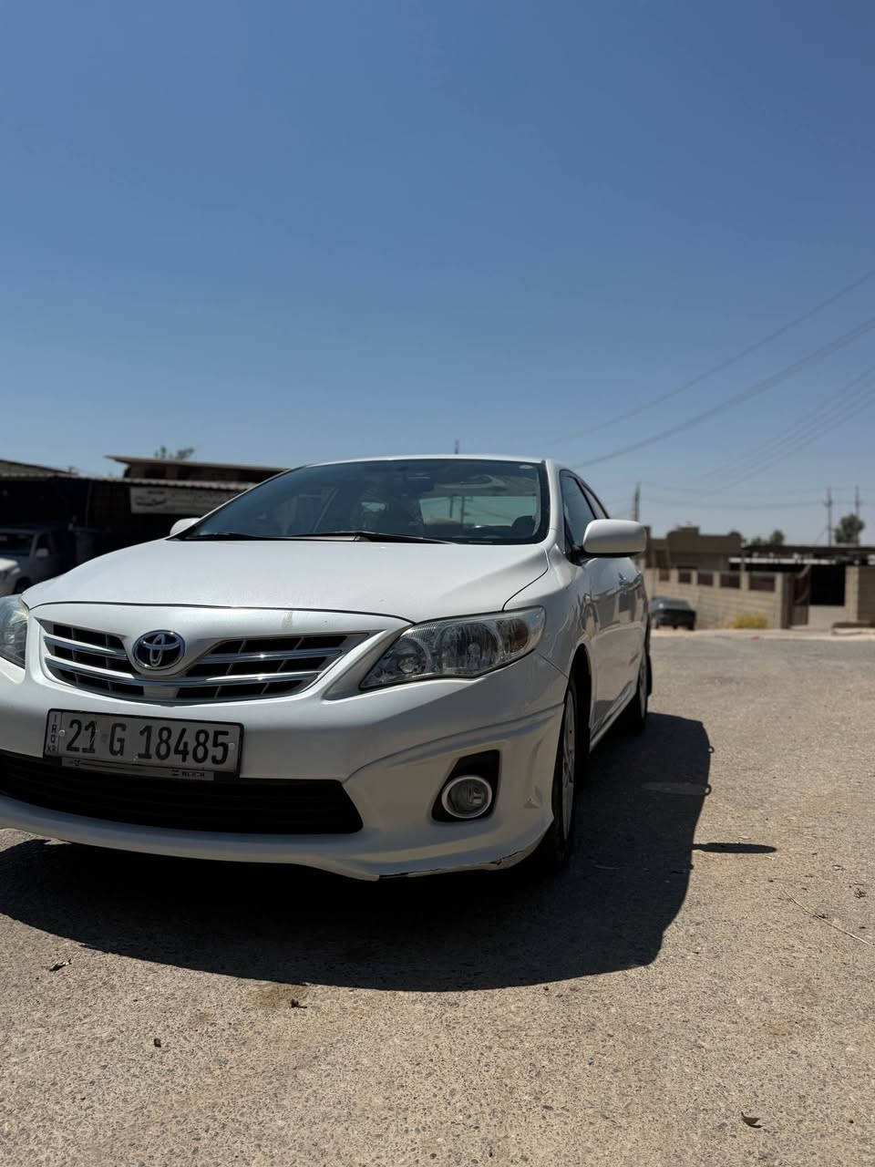 Corolla 2013
سەیارەکە نمونە لە جوانی 
بیلادی سپۆرتە بێ سبوخە 
سپی سەدەفیە
٢٠٠،٠٠٠ رۆیشتوە بی 
دەحمە مەکیەن ١.٨ 
رەقەم و سەنەوەی نویە
تۆماتیکە و ناو فۆرمیکایە
تەنها کەمیک  تەحدیلی هەیە
بۆ نرخ نامە بنیرە یان پەیوەندی بکە
*********** كويسينجاك, أربيل
