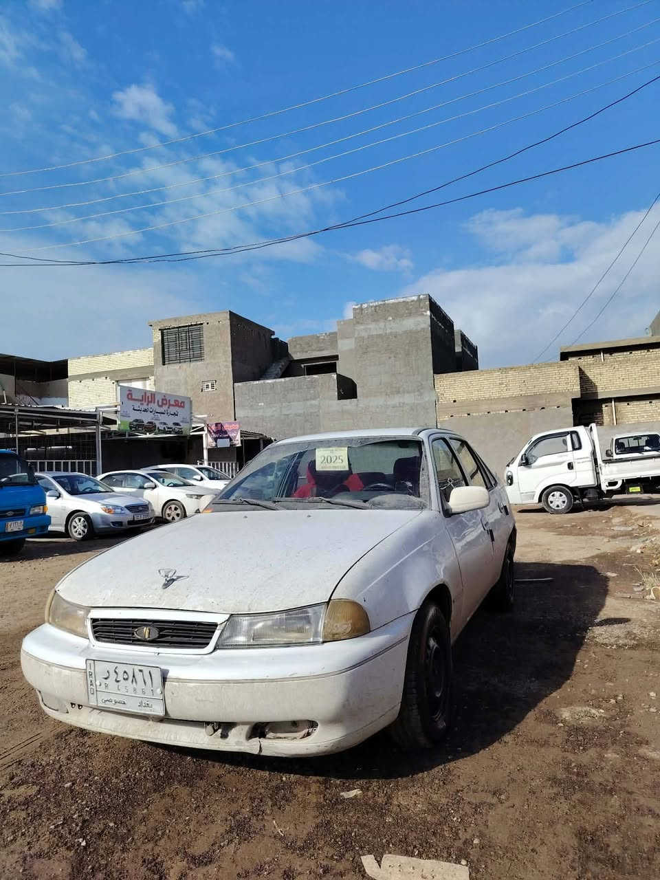 سلام عليكم للبيع دايو سلو موديل96 رقم بغداد سنويه لل27تحويل ثاني يوم كير محرك حاويه   صدر جديد درايم شفتات جدد دوشمه جديد مسجل جديد كهربائيّ كلها شغاله سياره مال جناي تخم تاير سعرها27وبيه مجال مكان سياره بغداد المحموديه ***********/***********
