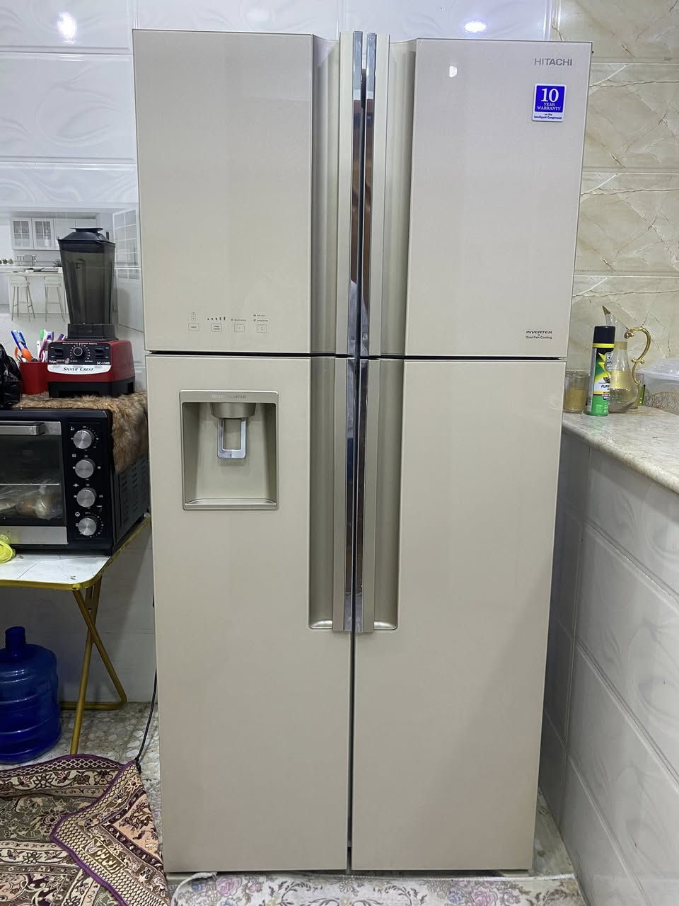 ثلاجة هيتاشي جديدة ولا زلغ بيهة بعدهي بنضافتهة ولا داخلة اي تصليح شرط الفحص سعر ثلاجة 850 وبيهة مجال بكاني بغداد رئاسة العبيدي شارع عشرين وهاذ رقمي ***********
