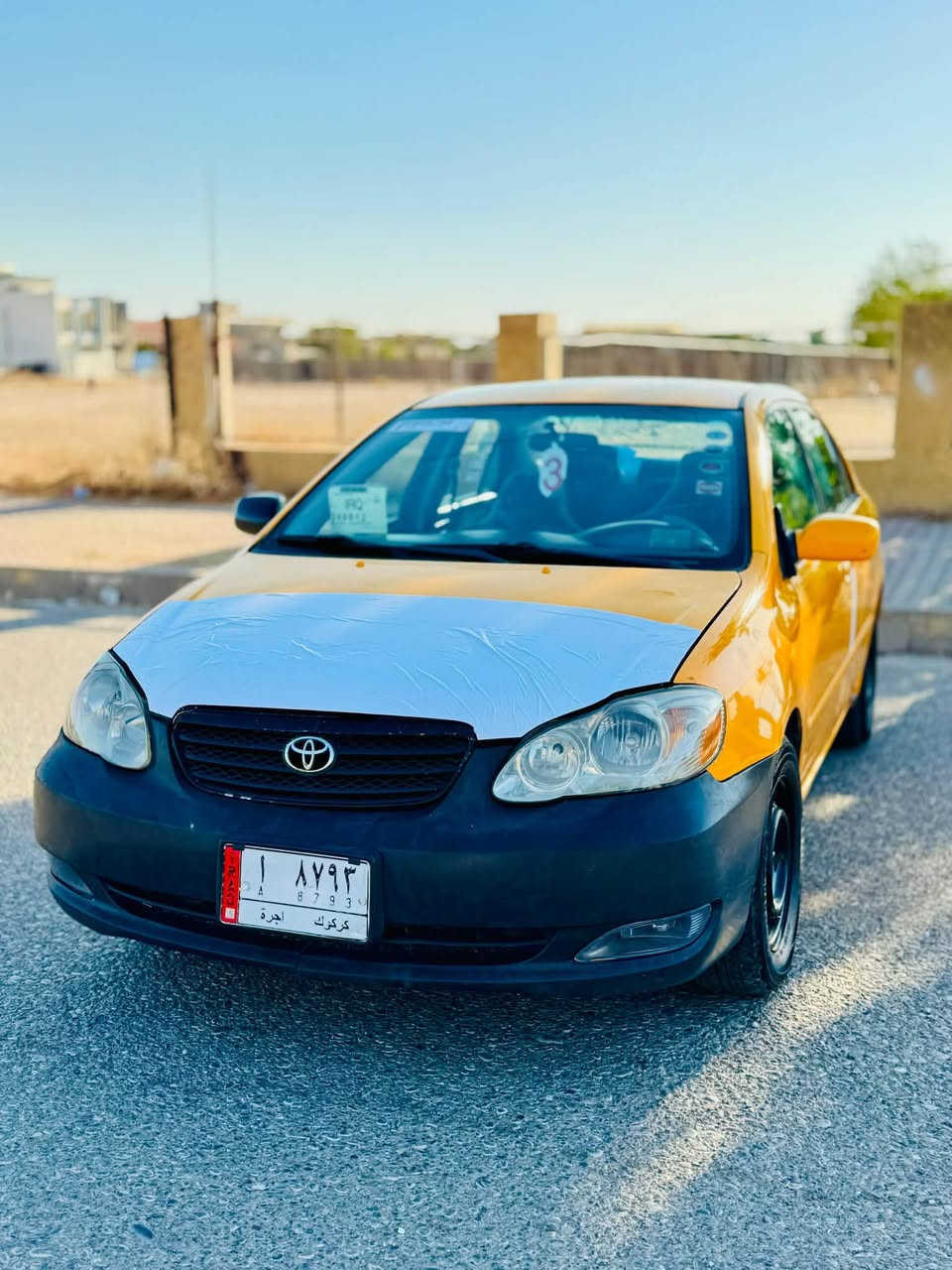 كورلا 2008 نحله ضرر قطعتين بدون دواخل
دفتر بانزين بيها 

تبريد شغال 

دوشمه جديد كير محرك بالشرط 

سعر 70 وبيها مجال 

رقم الهاتف واتساب ***********
