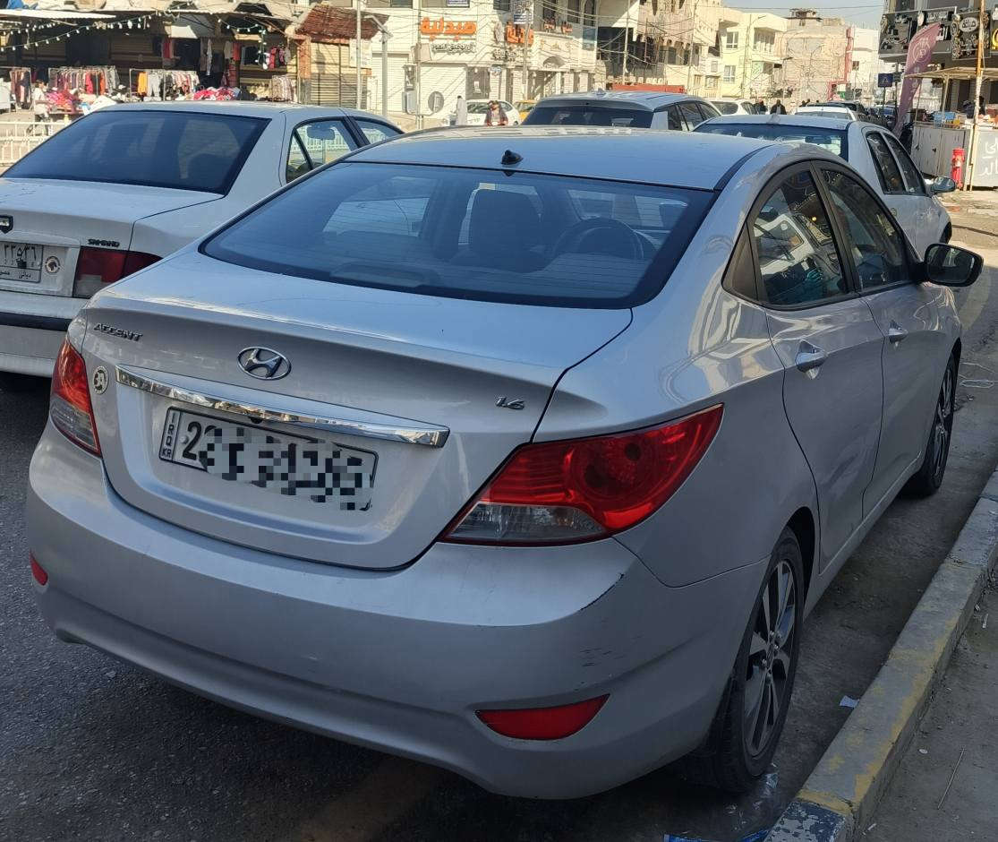 🟡السلام عليكم  🟡
⚫سيارة اكسنت موديل 2017 
⚪رقم اربيل 
⚫ رقم سنوية جديد
-----------------------------------
🛑 صبغ قطعة وحدة فقط سيارة كلين 
كير ومكينة مكفول سيارة حيل نضيفة وجاهزة مال بيت... 
للاستفسار اكثر الاتصال او تواصل واتساب *********** موصل, نينوى
