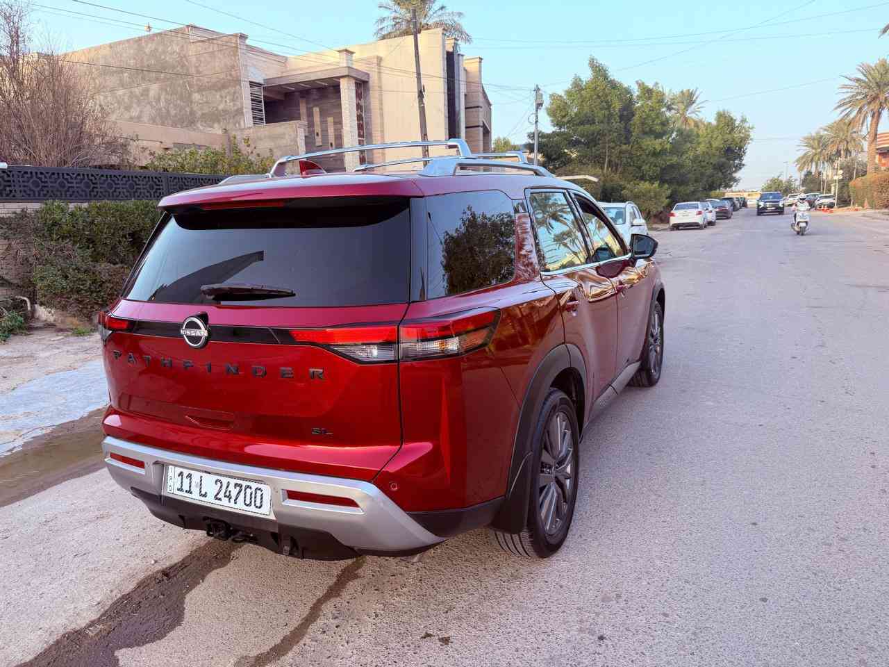 سلام عليكم نيسان باثفايندر مديل 2024 مرقمه بغداد بسمي تحويل مباشر فول موصفات بنرامه  جلد بصمه ٥ كامرات حساس مامي خلفي شاشه نضام ترحيب باب خلفي كهرباء وبعد بيه موصفات حادثه جاملغ وبنيد السعر 239$$ مكان السياره بغداد ***********
