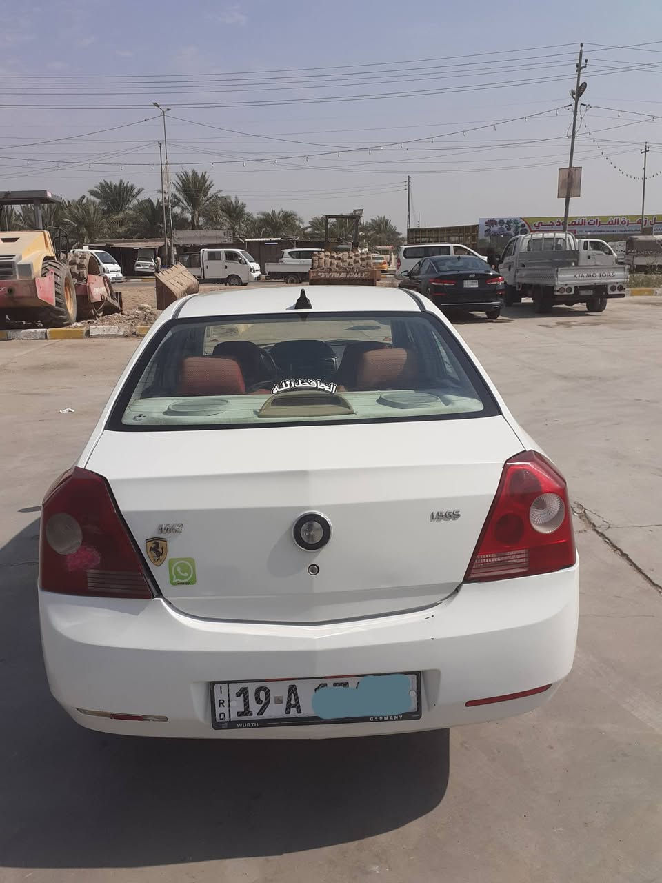 السلام عليكم سيارة جيلي Mk
موديل 2013 مكفوله كفاله عامه من الصبغ والضربه السيارة بأسمي سنويه لل 2029 تبريد شغال كهربائيات كله شغاله تايرات جدد السيارة جاهزة ماعدا المكينه بيه خيط بخار فقط مكاني ديوانيه قضاء الدغارة السعر 43 وبيه مجال بصيط 

رقم الهاتف /***********
